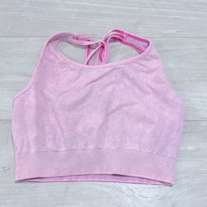 Pink Sports Bra